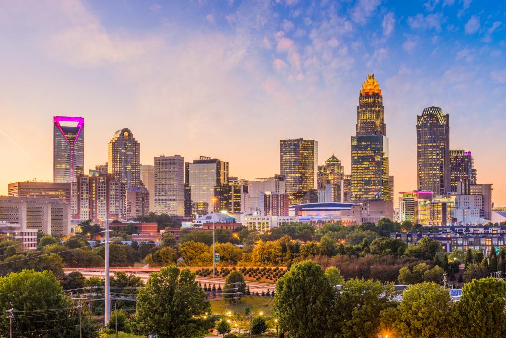 Charlotte City Skyline