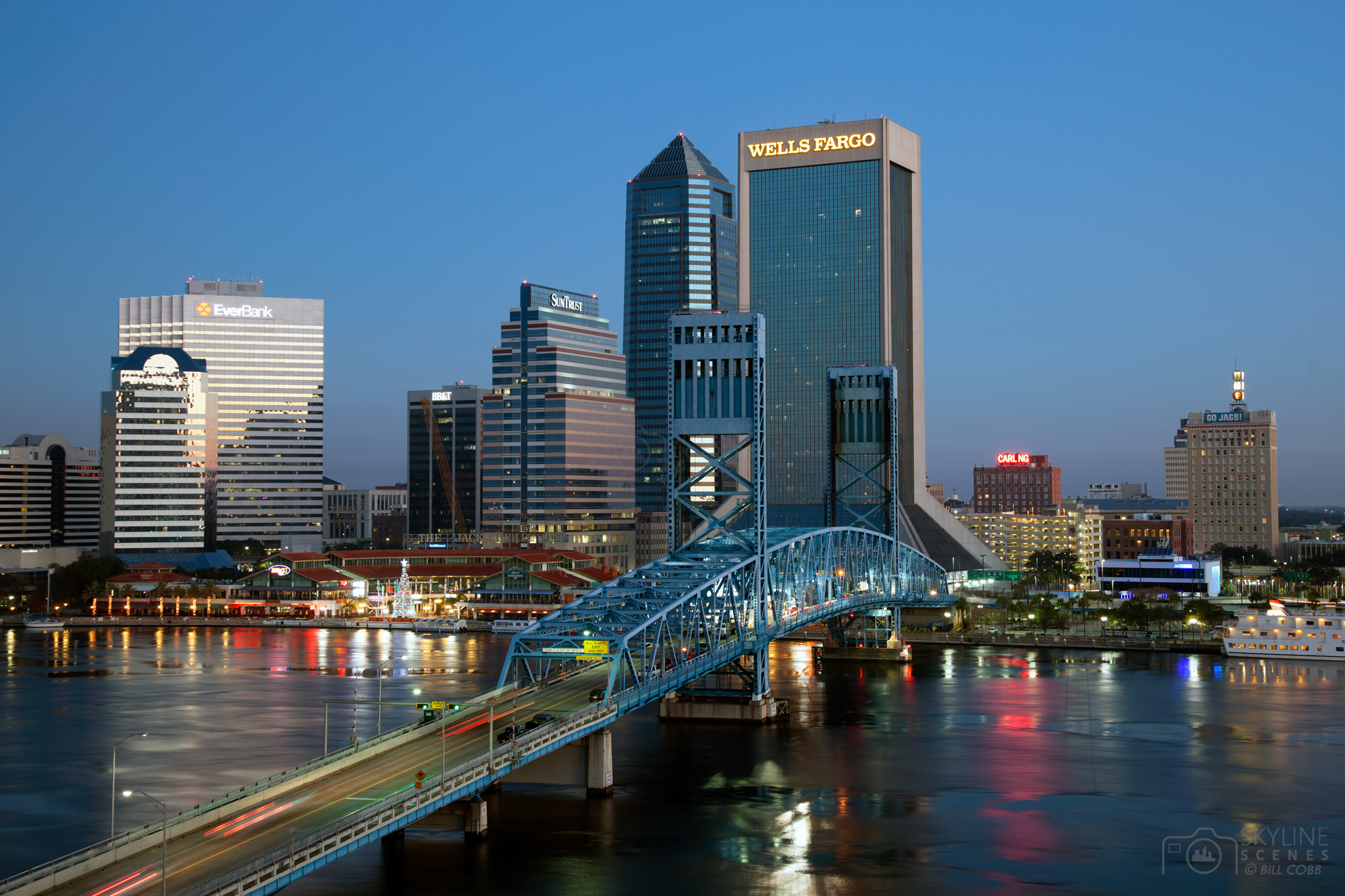 Jacksonville City Skyline