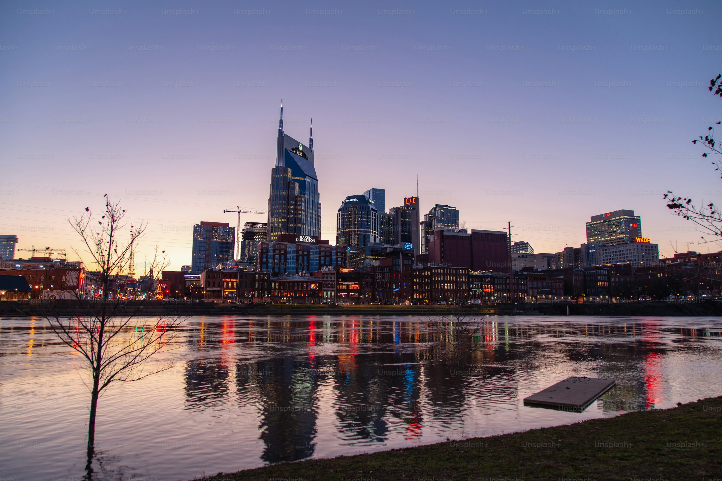 Nashville City Skyline